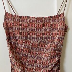 Kookai Y2K Shimmery Patterned Mini Dress